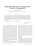 Rapid Palatal Expansion in the Young Adult