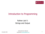 Python Lab 1 Presentation