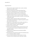 Ecology Study Guide 2