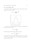 3.3.3 The Gaussian CDF The random variable X is Gaussian, in
