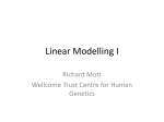 LinearModellingI - Wellcome Trust Centre for Human Genetics