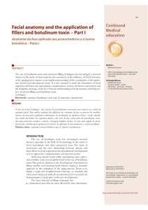Facial anatomy and the application of fillers and botulinum toxin