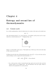 Chapter 4 Entropy and second law of thermodynamics