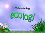 Intro Ecology Powerpoint