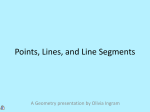 PowerPoint Presentation - Points, Lines, and Line Segments