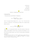 Student`s t Distribution Lecture Notes