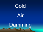 Cold Air Damming