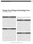 Dengue Fever/Dengue Hemorrhagic Fever