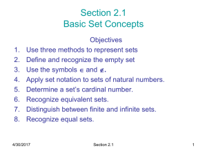 Section 2.2 Subsets
