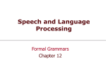 LSA.303 Introduction to Computational Linguistics