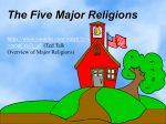 The Five Major Religions