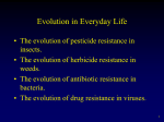 Anti-biotic Resistance