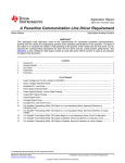 A Powerline Communication Line Driver