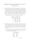 COMP245: Probability and Statistics 2016