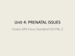 Prenatal Issues Powerpoint