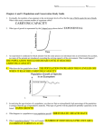 Populations and Conservation Study Guide