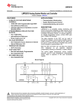 LMP92018 Analog System Monitor and Controller (Rev. B)