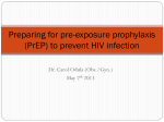 Preparing for pre-exposure prophylaxis (PrEP)