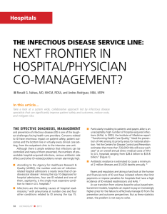 the infectious disease service line: next frontier in hospital