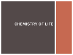 Chemistry of Life Intro File