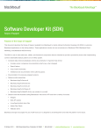 Software Developer Kit (SDK)