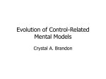 Evolution of Control-Related Mental Models