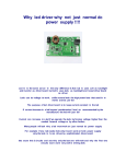 Why led driver why not just normal dc power supply