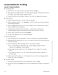 Spherical Earth Lesson Outline Key