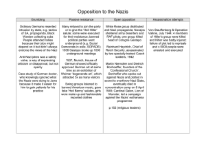 Opposition to the Nazis