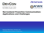 Narrowband Powerline Communication - Renesas e