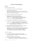 Unit 4 - Thermo Chemistry Learning Objectives