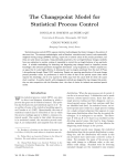 The Changepoint Model for Statistical Process Control
