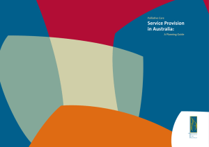 Palliative Care Service Provision in Australia – a planning guide