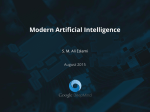 Modern Artificial Intelligence