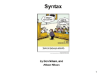 Syntax - public.asu.edu