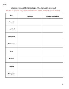 Chapter 3 Student Notes