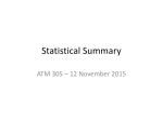 Statistical Methods in
