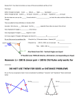 Also Rules from Ch3. Vertical Angles are Equal If Parallel Lines