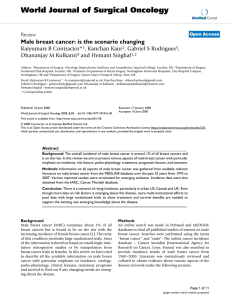 Male breast cancer: is the scenario changing | SpringerLink