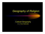 Religion Review PowerPoint - AP Human Geography 2012-2013