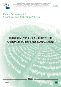 requirements for an ecosystem approach to fisheries management