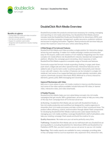 DoubleClick Rich Media Overview
