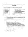 Unit 3 Review Worksheet