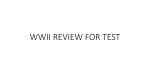 wwii review for test