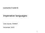 Imperative languages