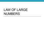 Lesson 1 - Law of Large Numbers