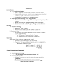 Stoichiometry Atomic Masses A. C-12, the Relative Standard 1. C