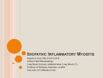 Inflammatory myositis - UC Irvine`s Department of Medicine