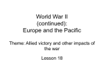 World War II: The Pacific