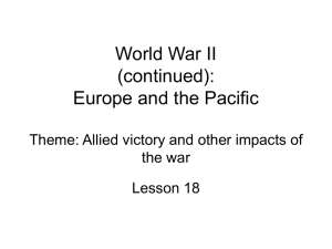 World War II: The Pacific